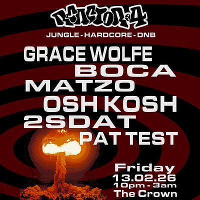 REACTOR 4 @ THE CROWN 13TH FEB at The Crown