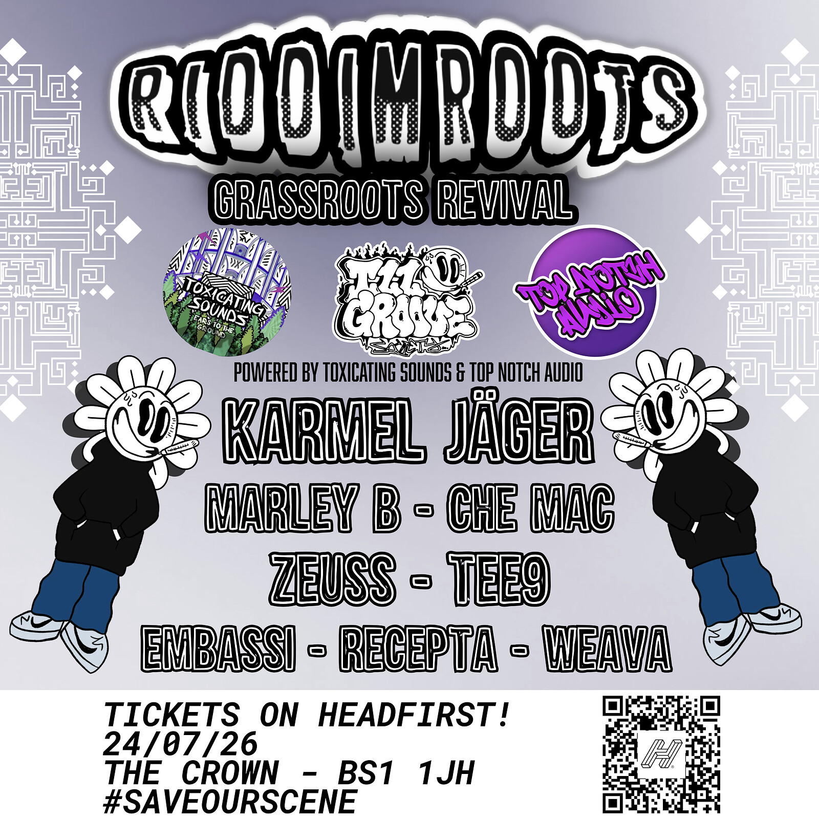 RIDDIM ROOTS GRASSROOTS REVIVAL at The Crown