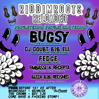 RIDDIM ROOTS RELOADED at The Crown