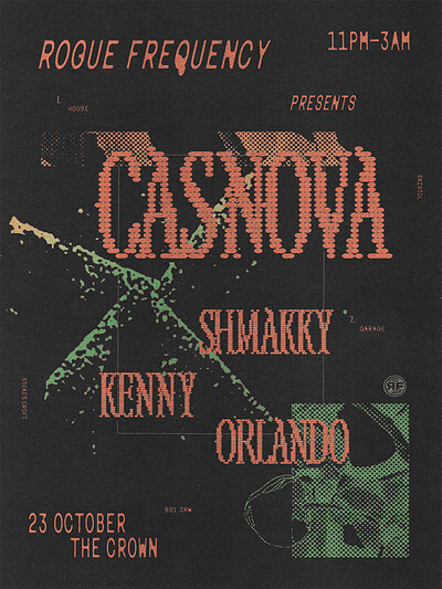 ROGUE FREQUENCY PRESENTS: CASNOVA at The Crown
