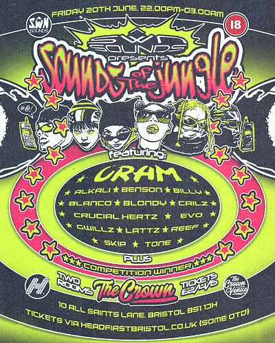 Sŵn Sounds presents: Sounds of The Jungle - ORAM at The Crown