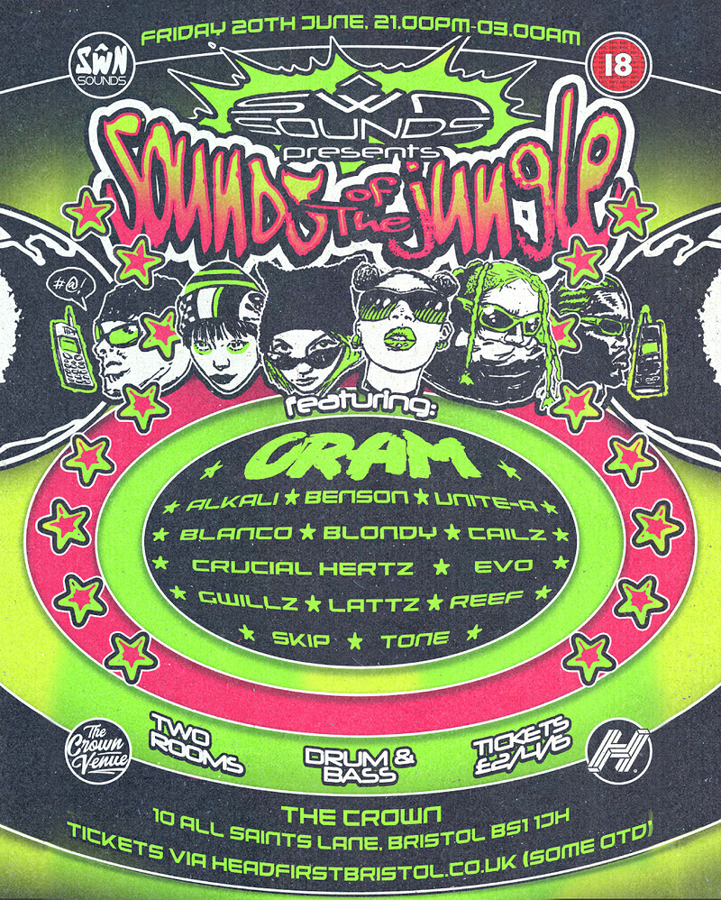 Sŵn Sounds presents: Sounds of The Jungle - ORAM at The Crown