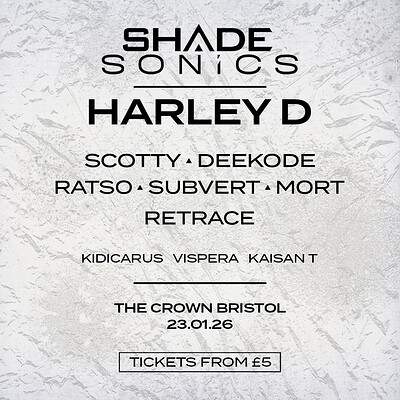 SHADE SONICS: BRISTOL at The Crown