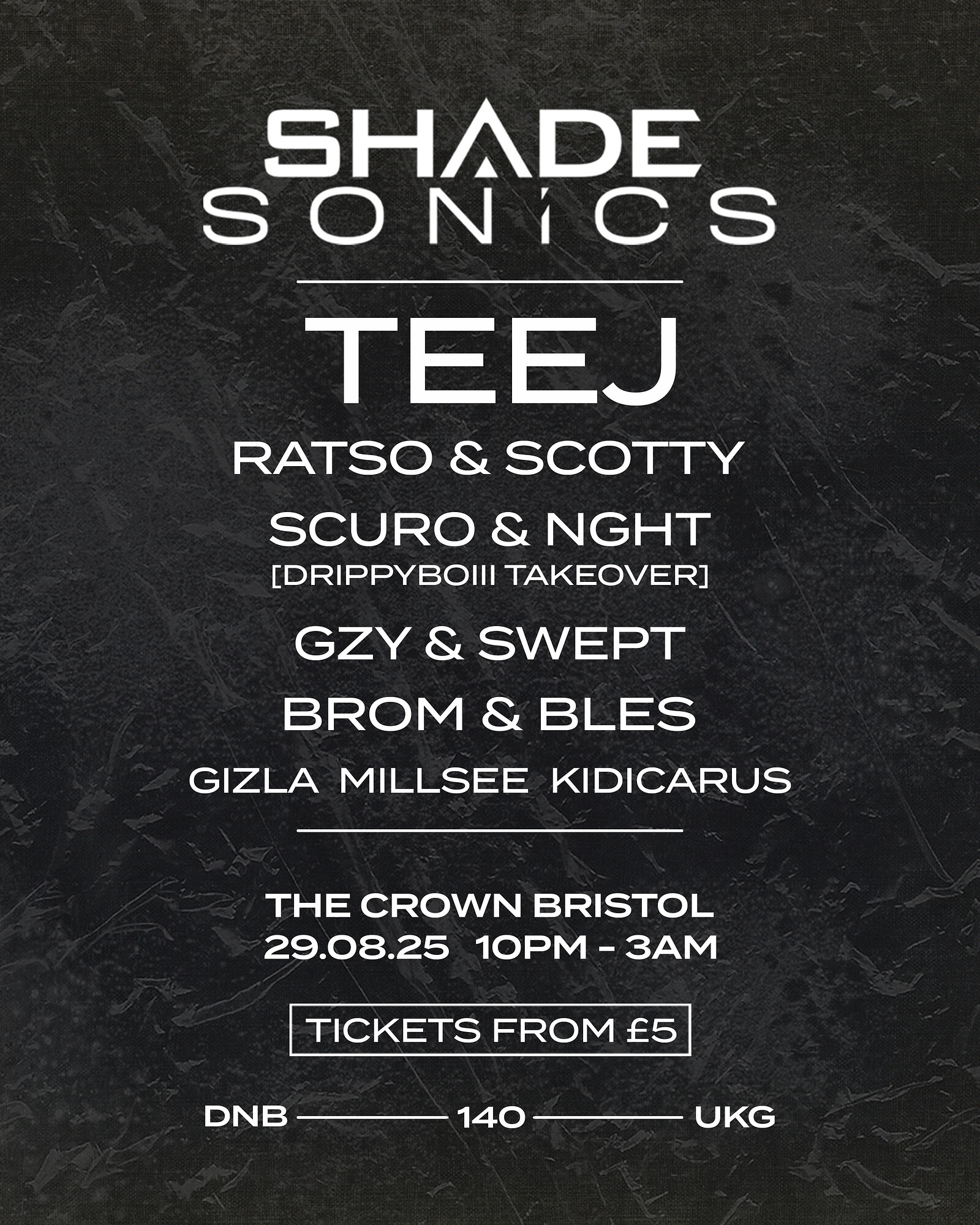 Shade Sonics: Bristol at The Crown