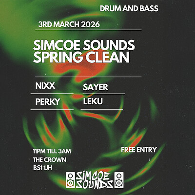 Simcoe Sounds: Spring Clean w/ Leku, Sayer, Nixx + Perky at The Crown