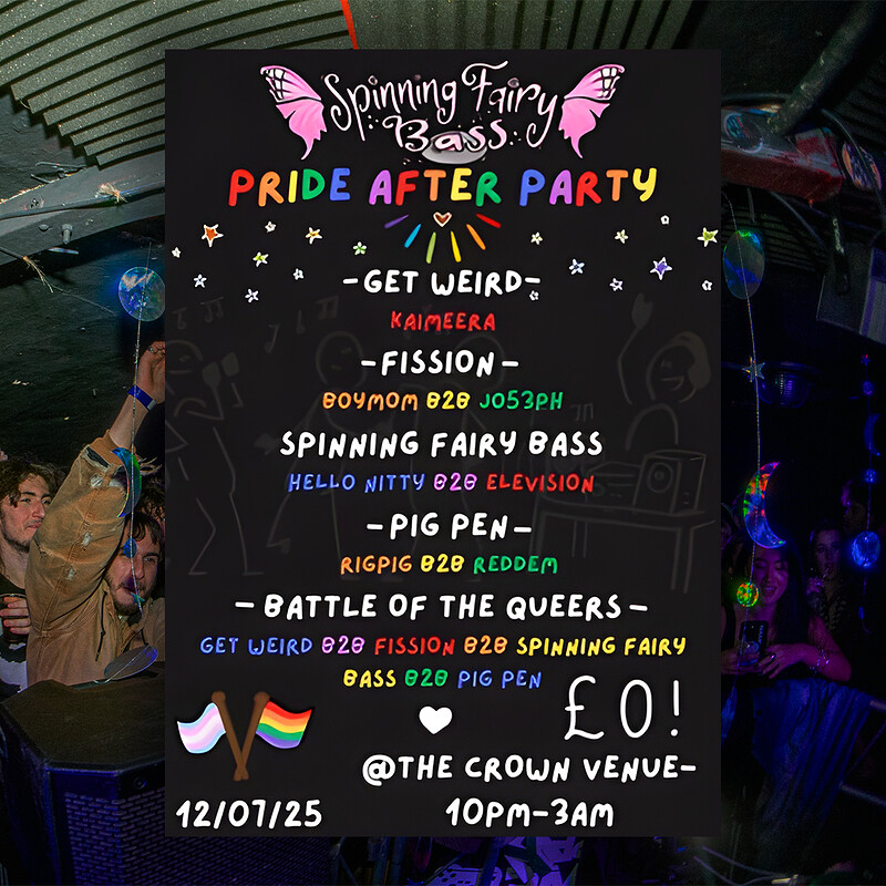 Spinning Fairy Bass: Pride After Party at The Crown
