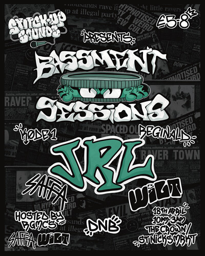 Stitch-Up Sounds Presents: 'BASSMENT SESSIONS' at The Crown