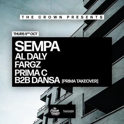The Crown Presents: Sempa + Support at The Crown