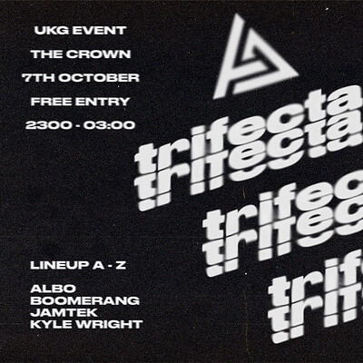 Trifecta Audio: Albo, Boomerang, Jamtek, Kyle Wright at The Crown