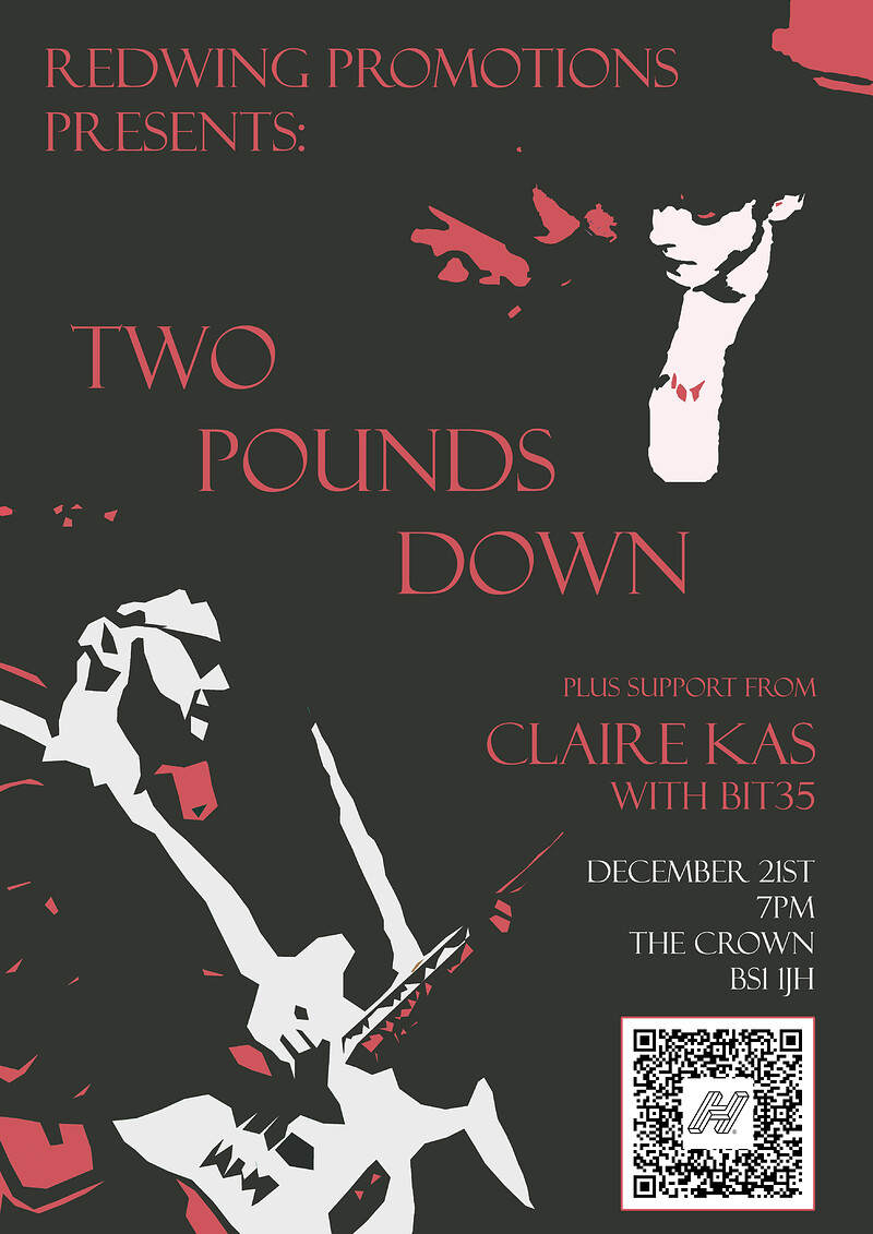 Two Pounds Down w/ Claire Kas and Bit35 at The Crown