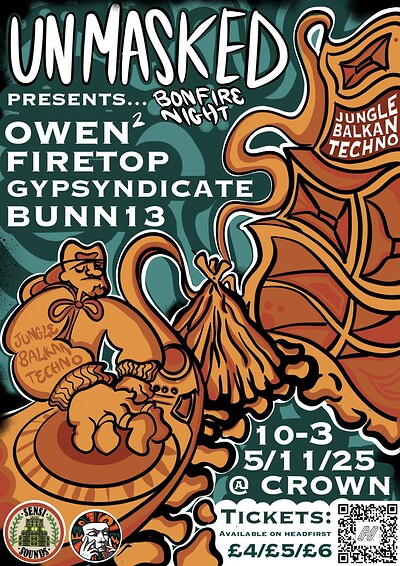 UnMasked Presents... Bonfire Night at The Crown