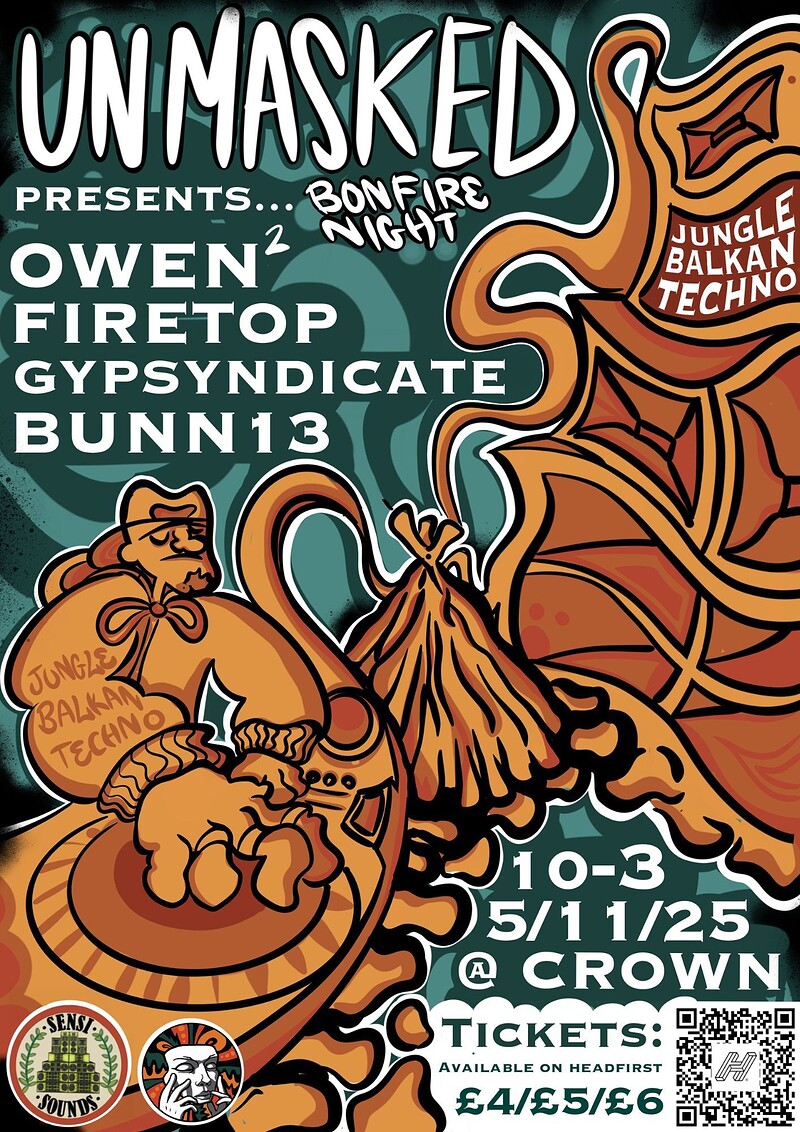 UnMasked Presents... Bonfire Night at The Crown