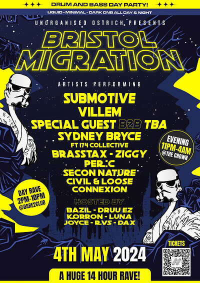 Unorganised Ostrich | SUBMOTIVE, VILLEM & MORE at The Crown