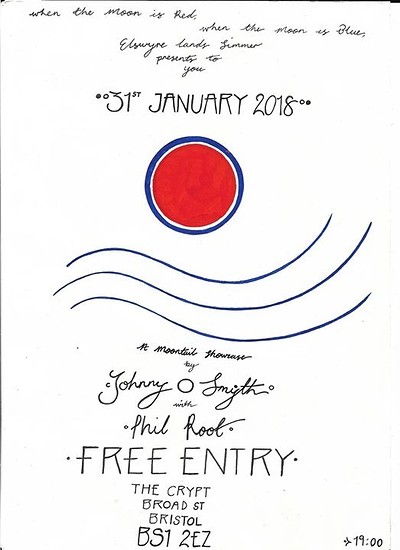 A Moontail Showcase ~ 31 // 1 // 2018 at The Crypt, Broad St, Bristol BS1 2EZ