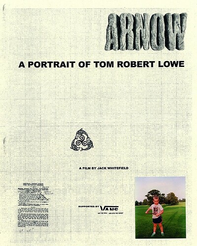 Arnow / A Tom Lowe portrait by Jack Whitefield at The Cube