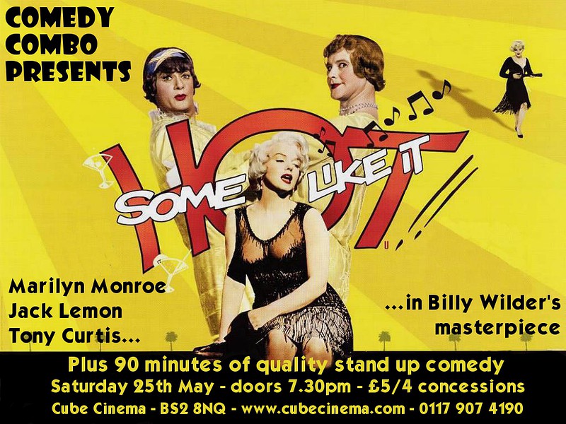 Comedy Combo: Some Like It Hot at Cube Cinema