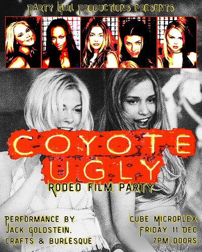 COYOTE UGLY: RODEO FILM PARTY at The Cube