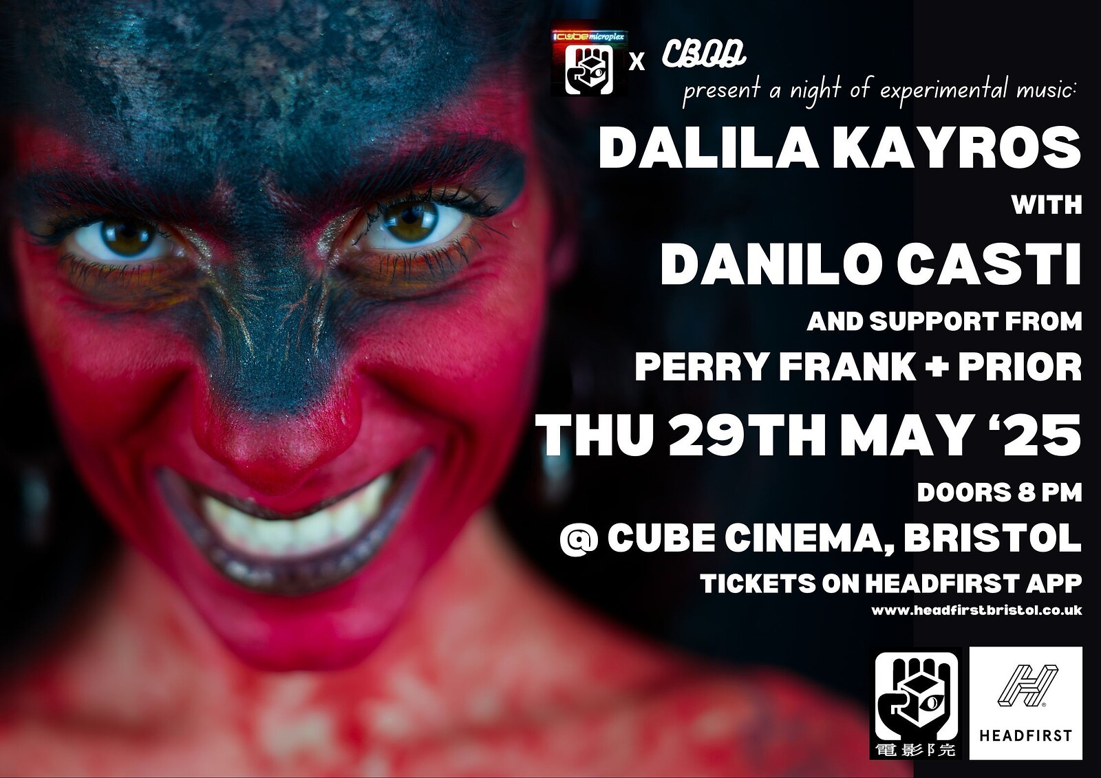 Dalila Kayros with Danilo Casti at The Cube