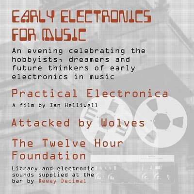 Early Electronics for Music at The Cube