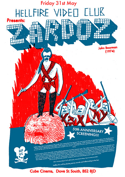 Hellfire Video Club presents ZARDOZ at The Cube