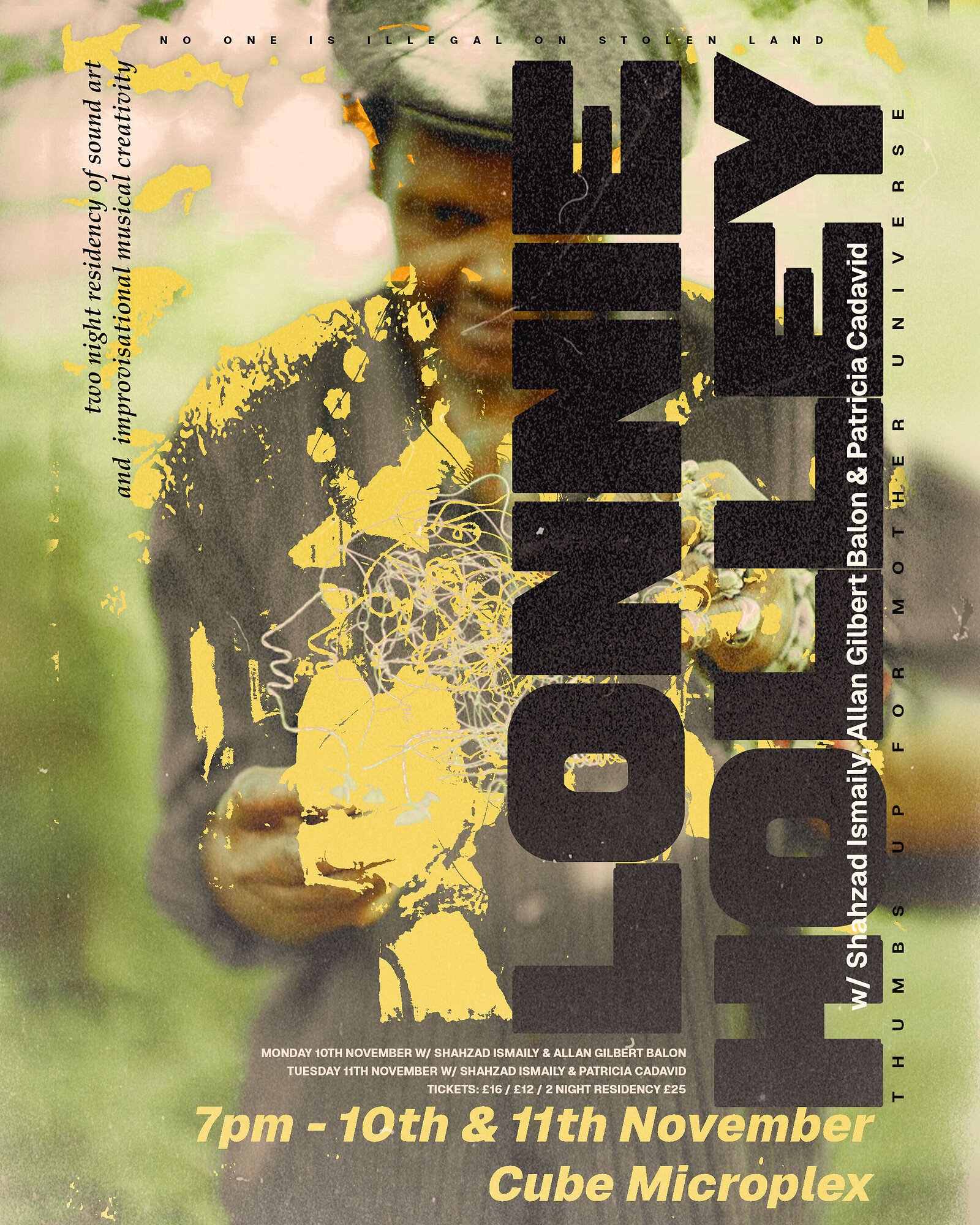 Lonnie Holley w/ Shahzad Ismaily & Allan Gilbert Balon at The Cube