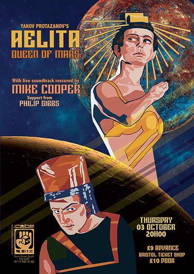 MIKE COOPER PRESENTS A RE-SCORE OF AELITA at The Cube