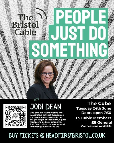 People Just Do Something - Jodi Dean at The Cube