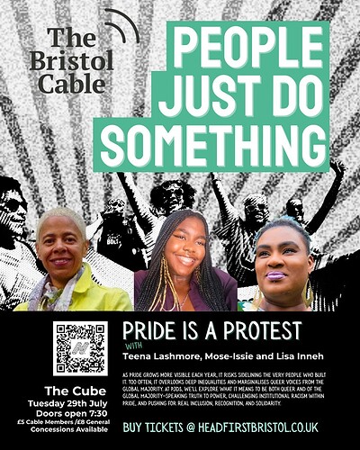 People Just Do Something - Pride is a Protest at The Cube