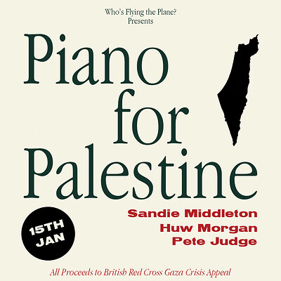 Piano for Palestine at The Cube