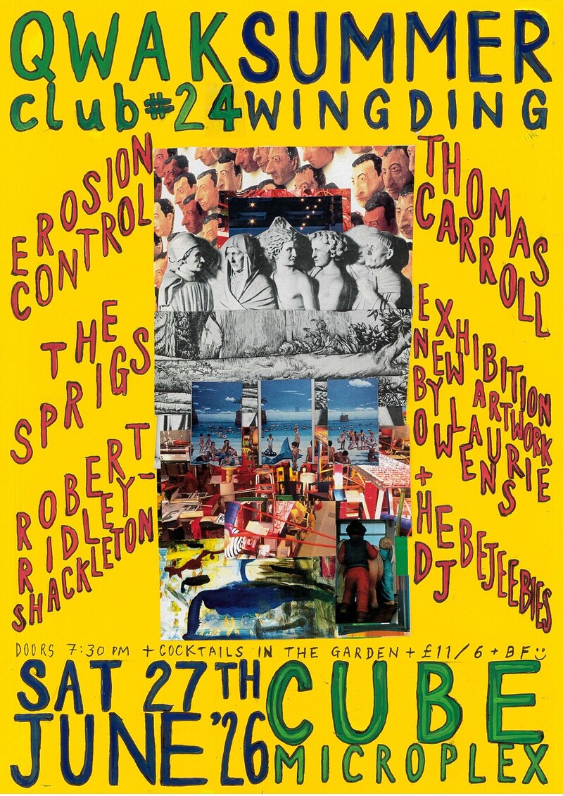Erosion Control + The Sprigs + Thomas Carroll + RRS at The Cube