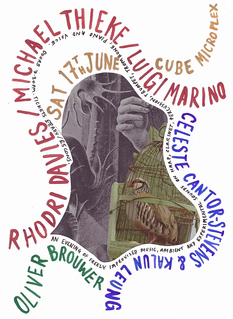 Rhodri Davies / Michael Thieke / Luigi Marino at The Cube