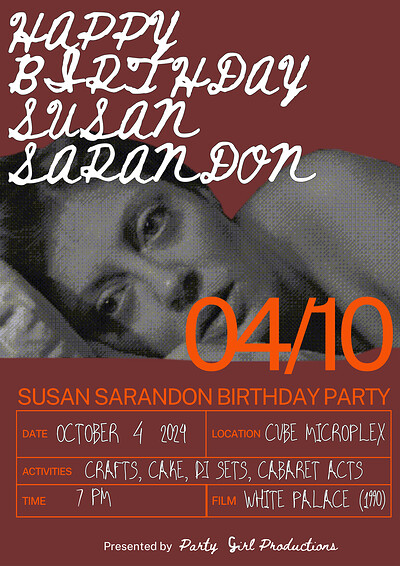 Susan Sarandon Birthday Party at The Cube