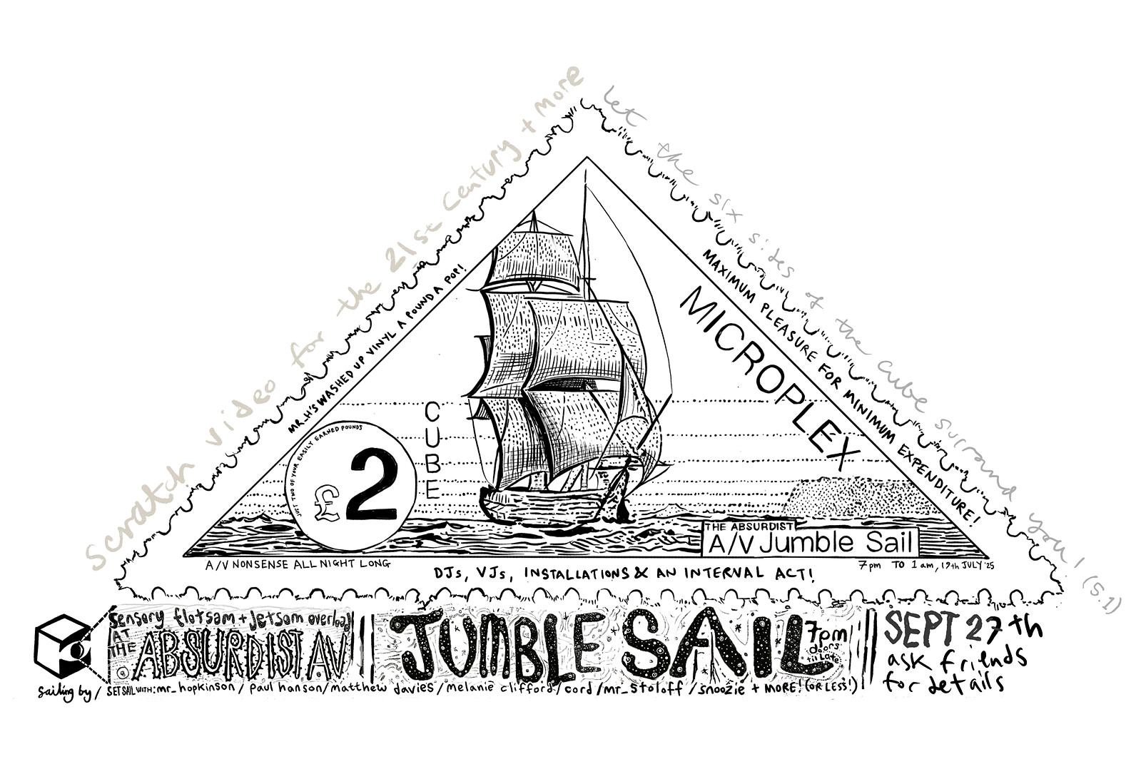 The Absurdist A/V Jumble Sail #14 at The Cube