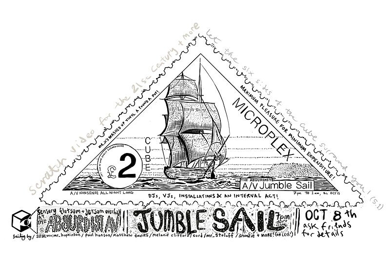 The Absurdist A/V JUMBLE SAIL #15 at The Cube