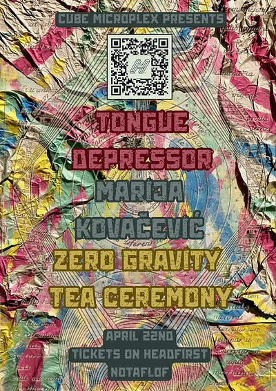 Tongue Depressor; Marija Kovačević; Zero Gravity Tea Ceremony at The Cube