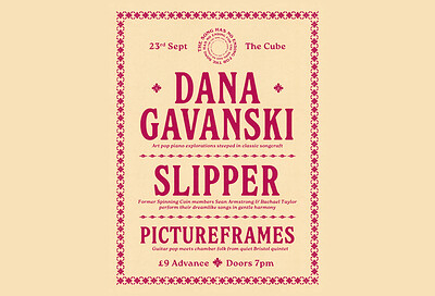 Dana Gavanski, Slipper, Pictureframes at The Cube