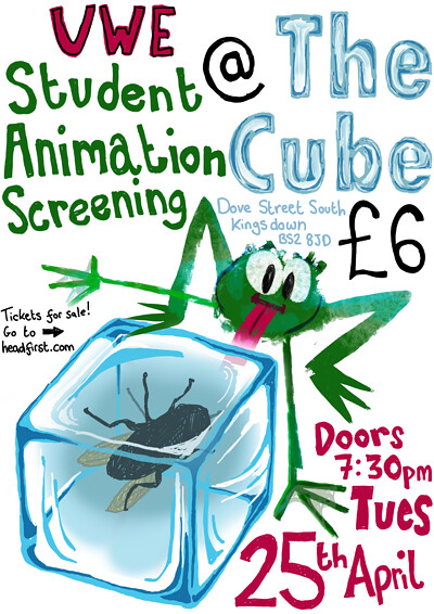 UWE Student Animation Screening at The Cube