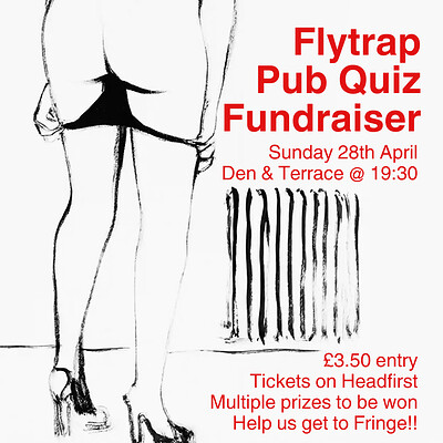 Flytrap Pub Quiz Fundraiser at The Den and Terrace