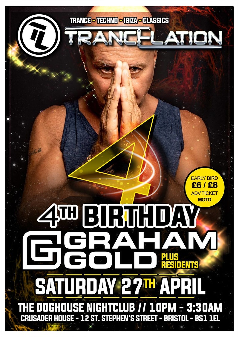 Trancelation's 4th Birthday with Special Guest Gra at The Doghouse