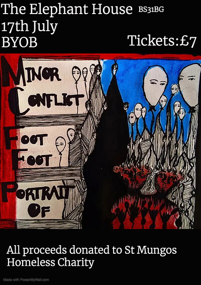||~Minor Conflict ~ Foot Foot ~ Portrait Of~|| at The Elephant House