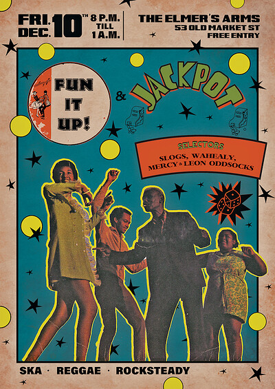 Fun It Up & Jackpot Reggae Club at The Elmer's Arms