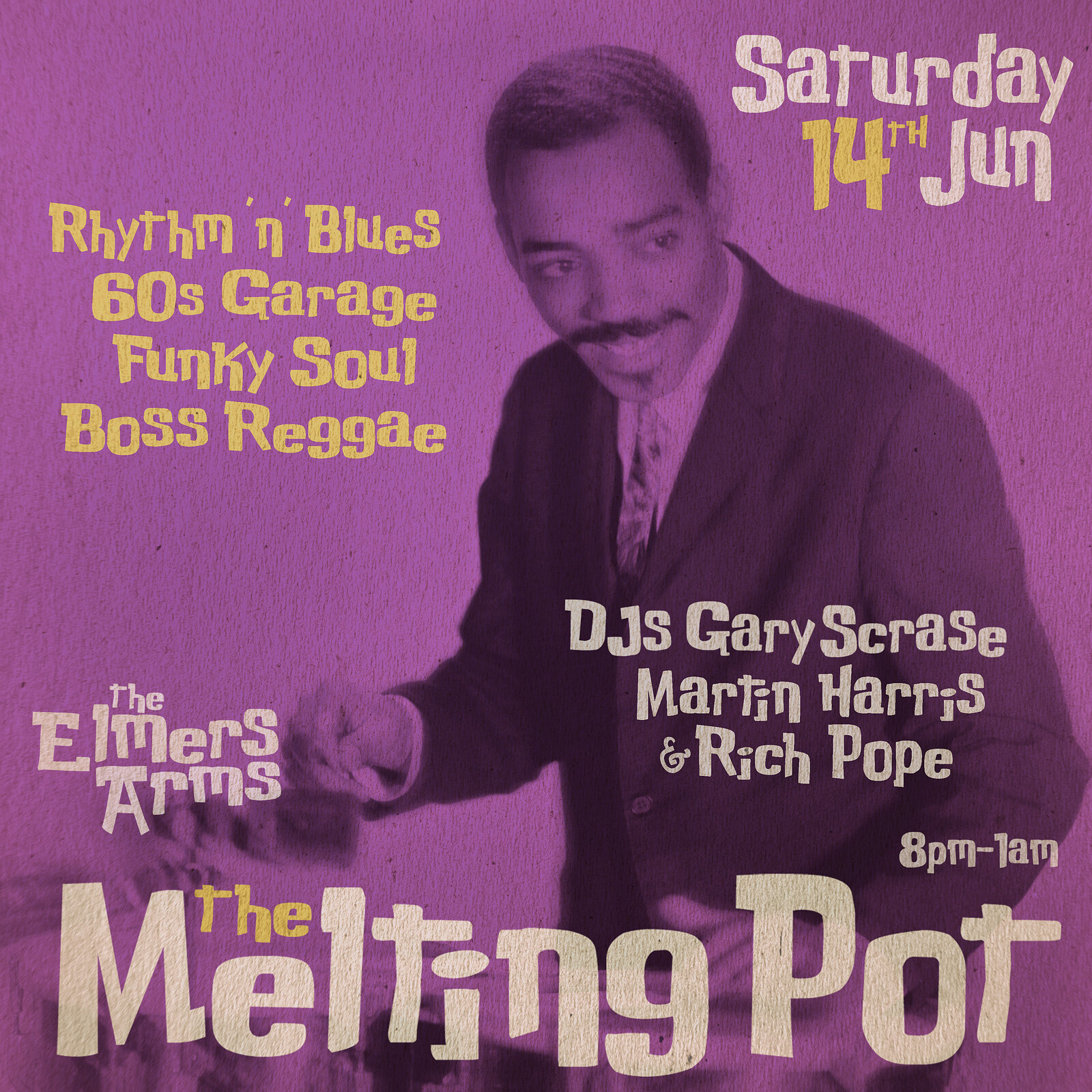 The Melting Pot at The Elmer's Arms