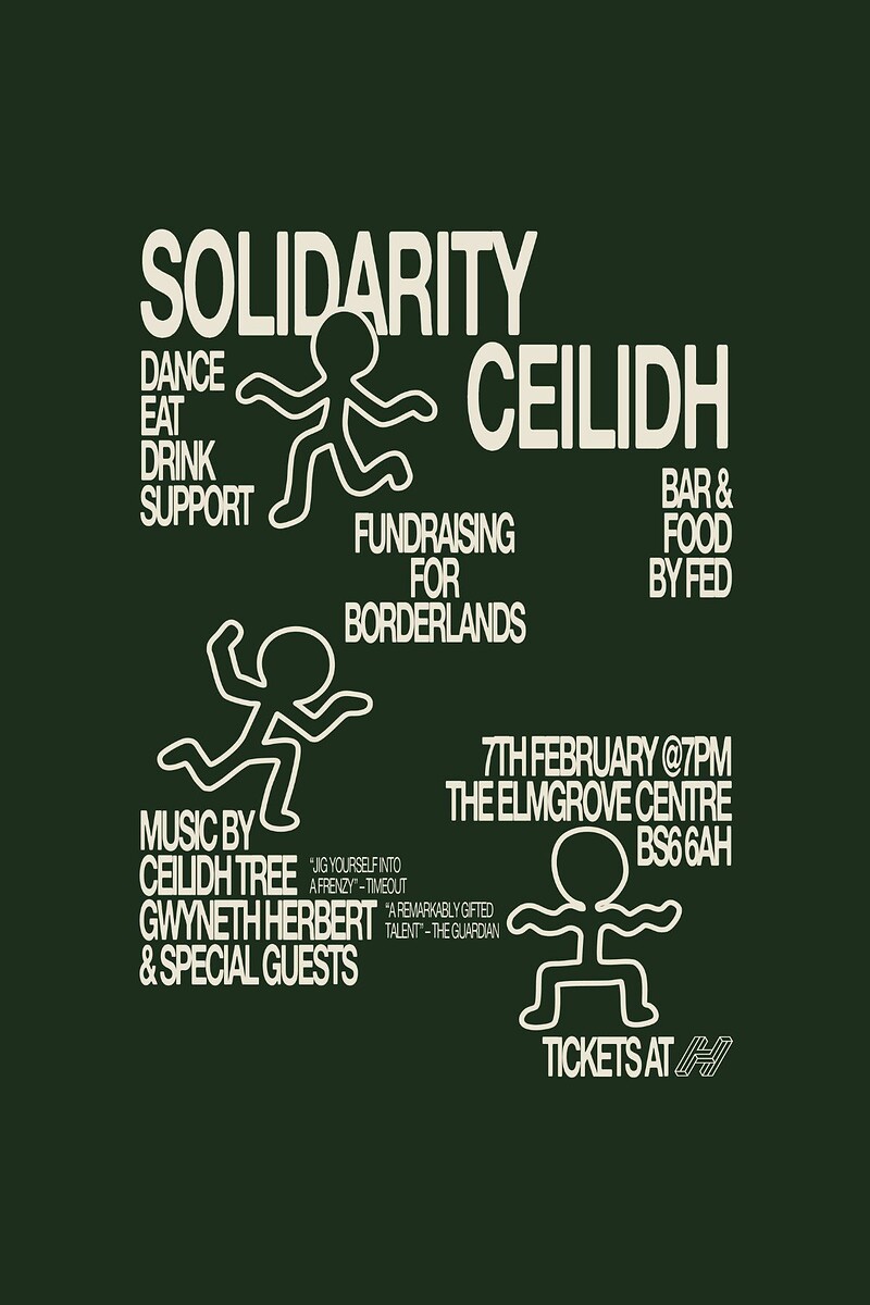Solidarity Ceilidh – Fundraiser for Borderlands at The Elmgrove Centre