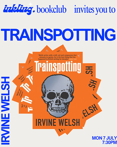 Inkling Bookclub presents...Trainspotting at The Famous Royal Navy Volunteer, King Street