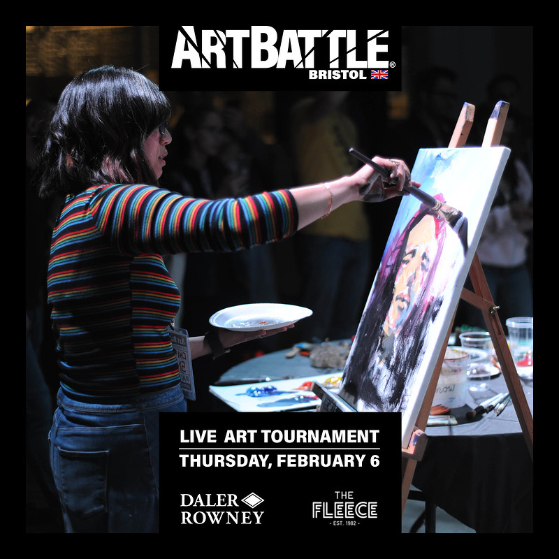 Art Battle February at The Fleece