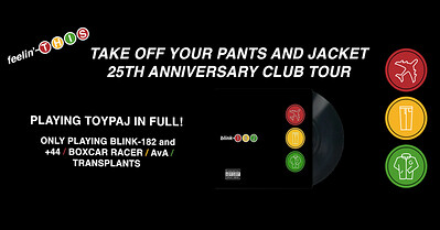Blink-182 TOYPAJ 25th Anniversary Club Tour at The Fleece