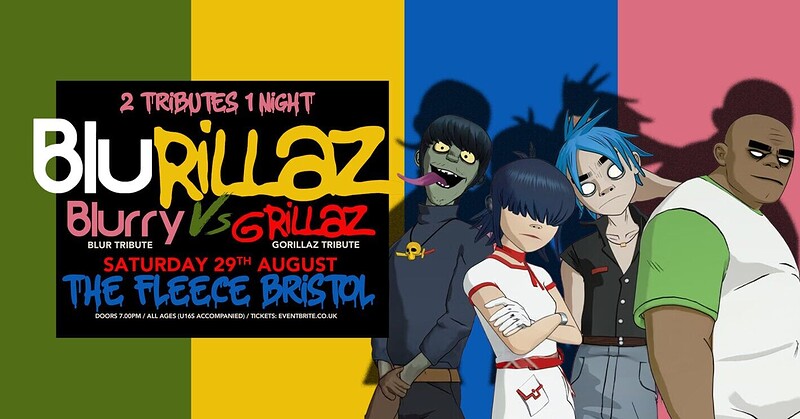 Blurillaz – Blur Tribute vs Gorillaz Tribute at The Fleece
