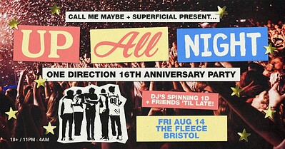 Up All Night: One Direction 16th Anniversary Party at The Fleece