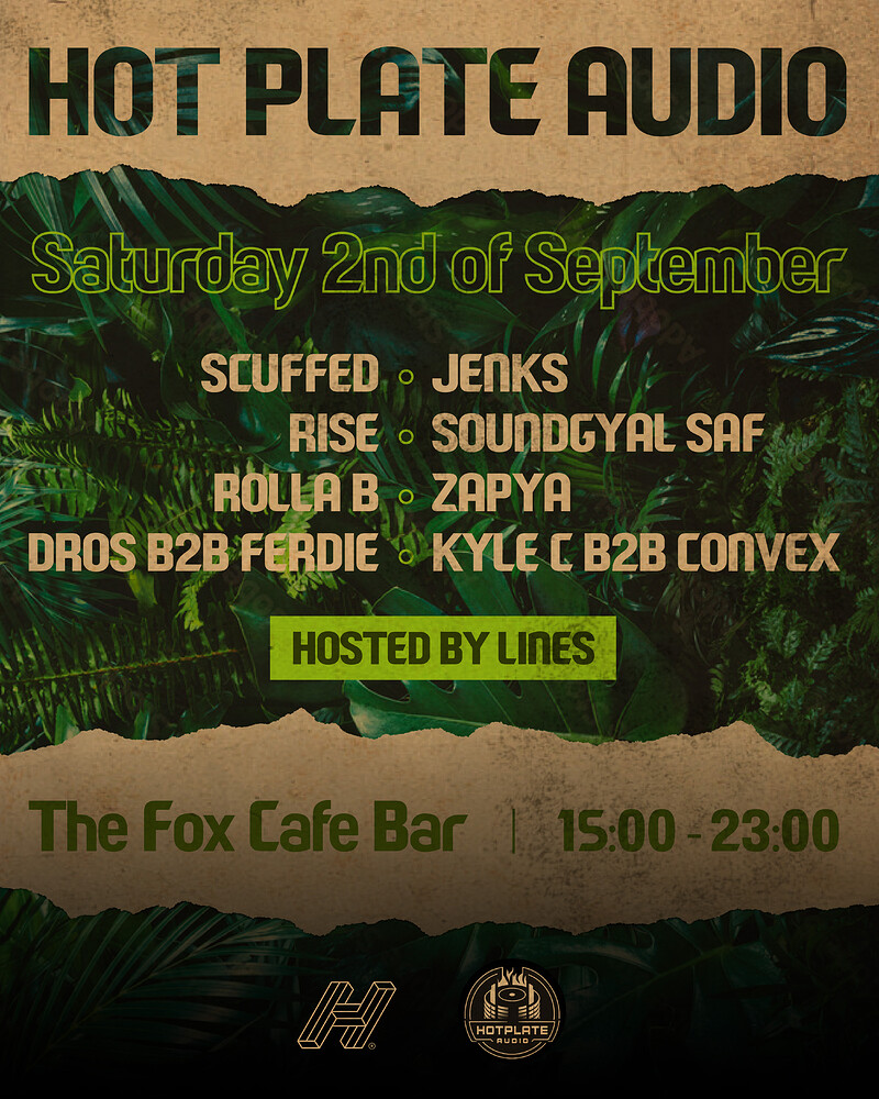 Hot Plate Audio: Day Party - Scuffed, Jenks + more at The Fox Cafe and Bar