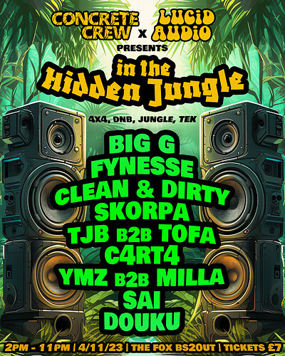 In The Hidden Jungle at The Fox Cafe/Bar